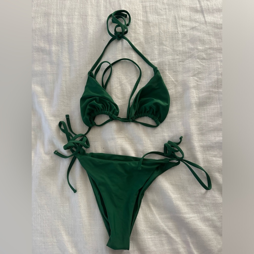 Green bikini XS